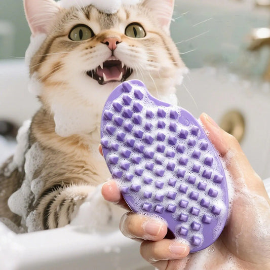 Double-Sided Rubber Pet Grooming Brush for Dogs & Cats Pet Grooming Brush Oasis Select