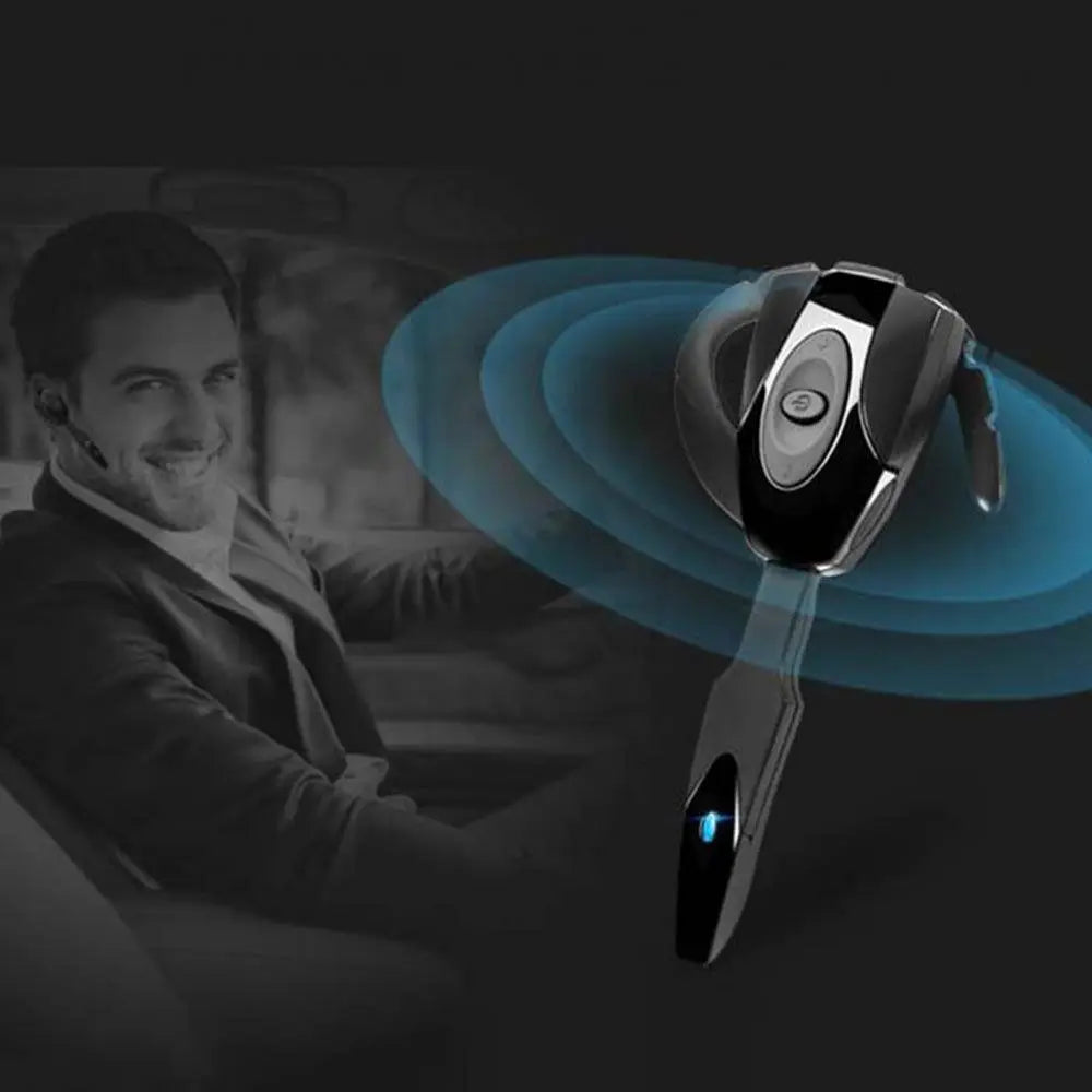 With Microphone Hanging Ear Hook Handsfree Business Bluetooth Headset Bluetooth Earphones Wireless Headphones Bluetooth Headset Peaceful Pleasures Health and Wellness