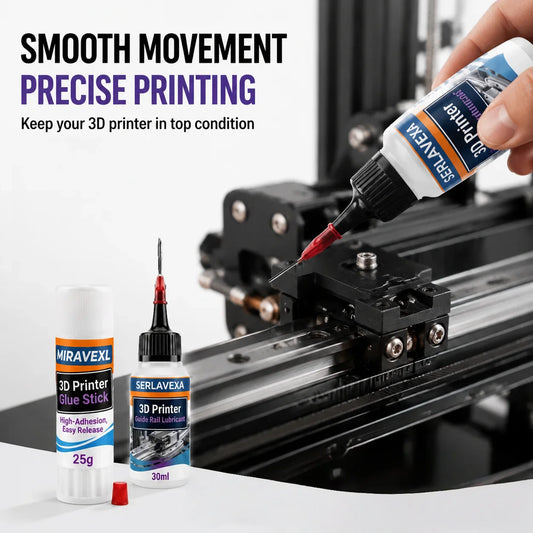3D Printer Maintenance Kit – Rail Lubricant & Bed Glue Stick 3D Printer Maintenance Kit Oasis Select