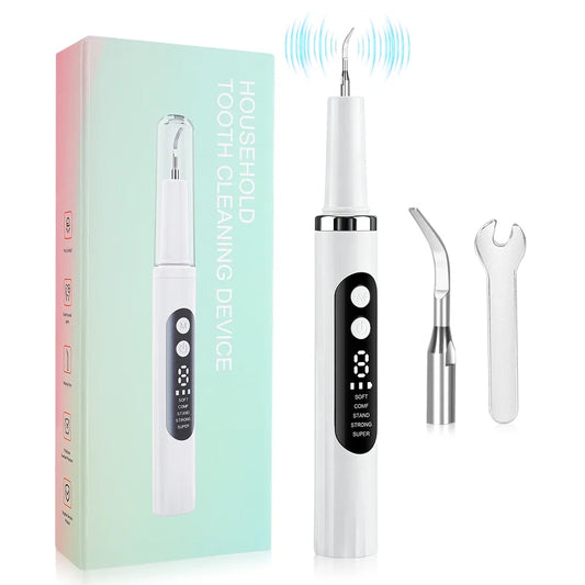 AFDEAL Ultrasonic Dental Scaler – 5 Modes, 9 Levels, Tartar Remover Ultrasonic Dental Scaler Oasis Select