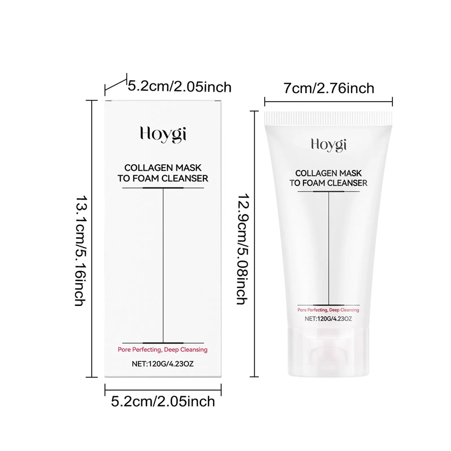 Collagen & Hyaluronic Acid Facial Cleanser – Hydrating Face Wash
