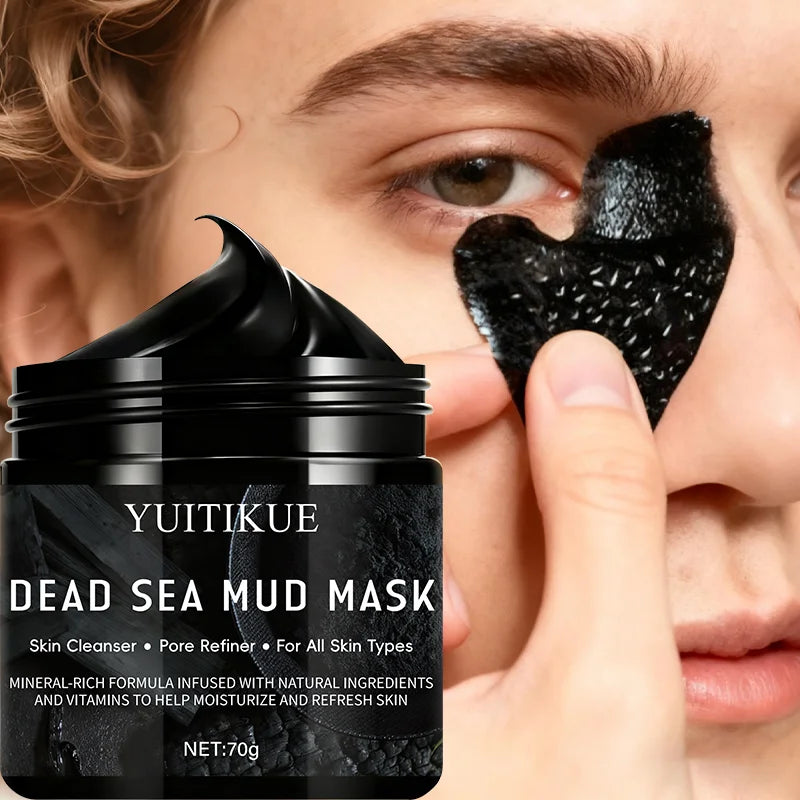 YUITIKUE Bamboo Charcoal Mask 70g - 5-in-1 Blackhead Remover, Deep Cleansing, Pore Minimizing, Oil Control & Skin Purifying Peaceful Pleasures Health and Wellness