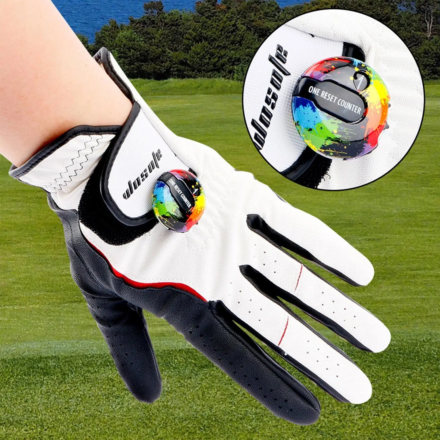 Mini Golf Stroke Counter Clip | Touch Reset Score Keeper