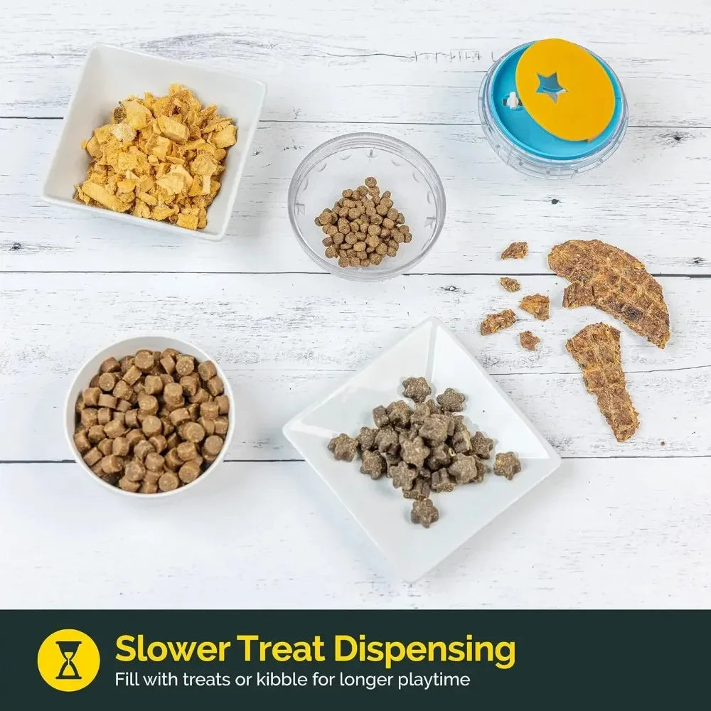 IQ Treat Ball – Interactive Slow Feeder Dog Toy | 3" Dispenser