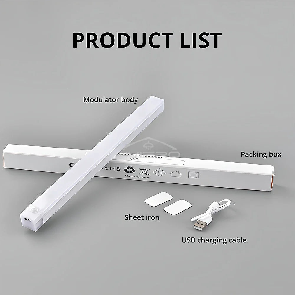 USB Rechargeable Motion Sensor LED Night Light | Cabinet & Room