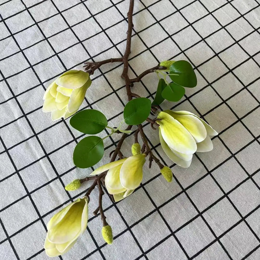 Artificial Silk Magnolia Bouquet – Wedding & Home Décor