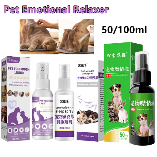 Pet Calming Pheromone Spray for Cats & Dogs | 50ml & 100ml Pet Calming Spray Peaceful Pleasures Health and Wellness