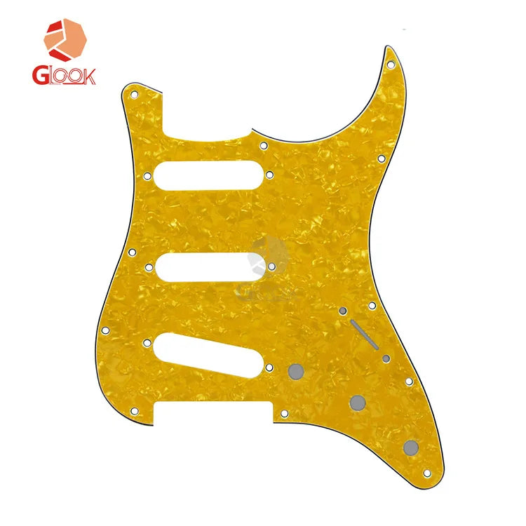 11 Nail Electric Guitar Guard ST SQ Panel Hole Single SSS Meffen