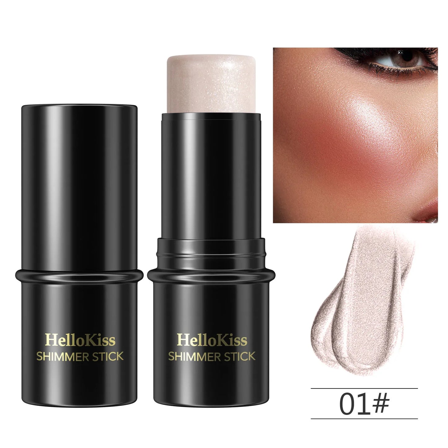 4-in-1 Highlight & Contour Stick | Bronzer Blush Concealer