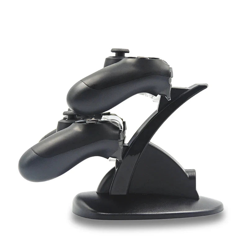 PS4 Dual Controller Charging Dock Stand with LED Indicator