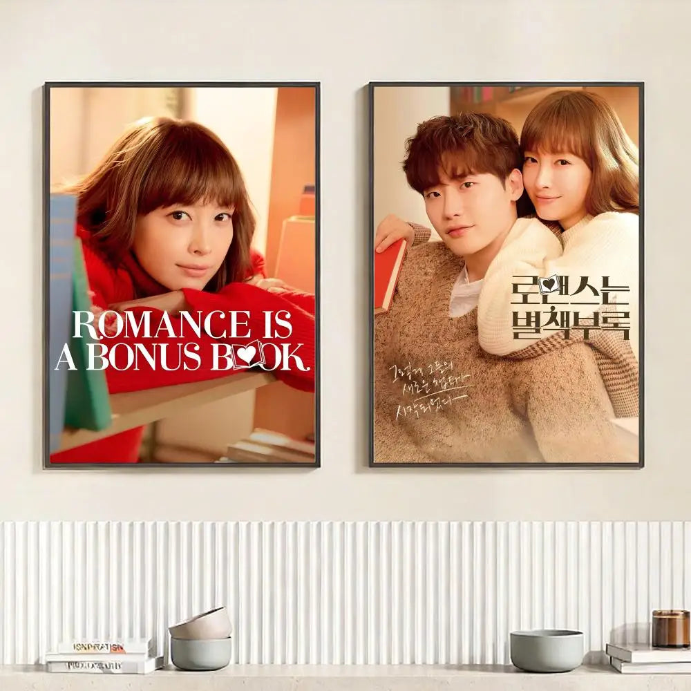 Drama R-Romance Is a Bonus Book Poster HD Self Adhesive Waterproof Wall Art Ideal for Home Office Dorm Bedroom Great Gift Peaceful Pleasures Health and Wellness