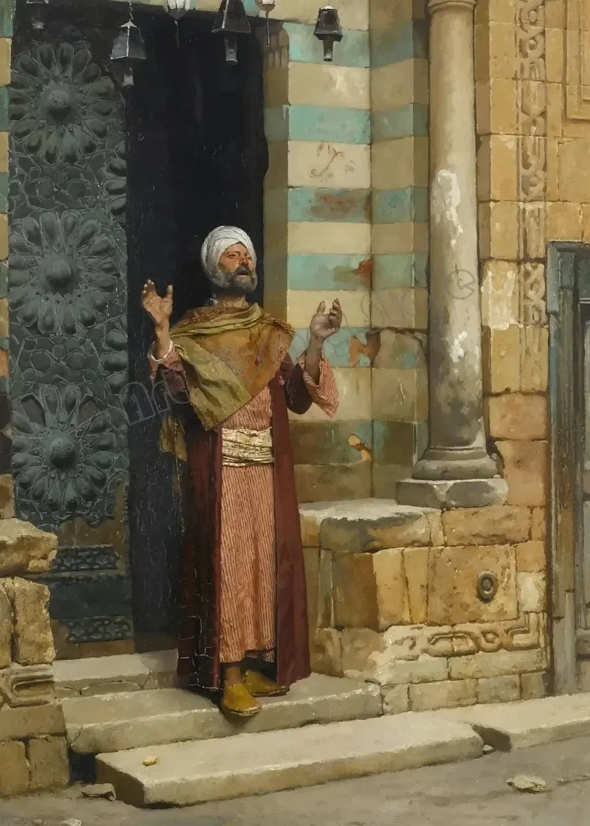 Canvas Painting Gerome Classic Artwork Arabs Living Landscape Poster Arabic Carpet Merchant Wall Art Pictures Home Decor Peaceful Pleasures Health and Wellness 20 40x50cm Unframed
