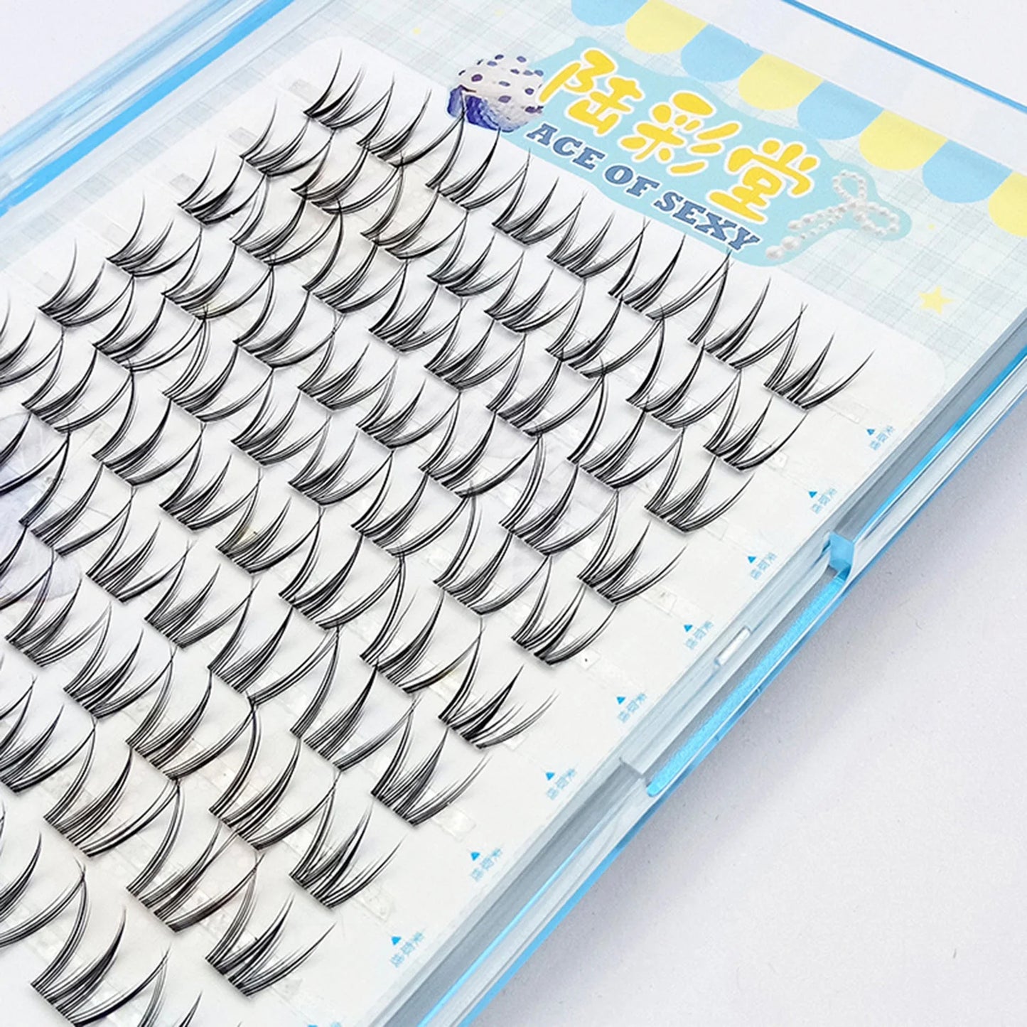 Wispy False Eyelashes 10 Rows | Natural Fluffy Cluster Lashes