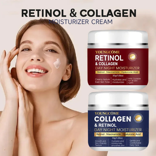 YOUNGCOME Retinol Collagen Face Cream – Anti-Aging Moisturizer Retinol Face Cream Oasis Select