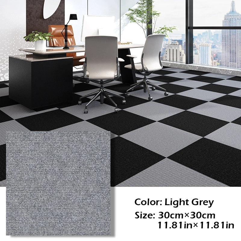 Self-Adhesive Anti-Slip Carpet Tiles 30x30cm | Peel & Stick Mat