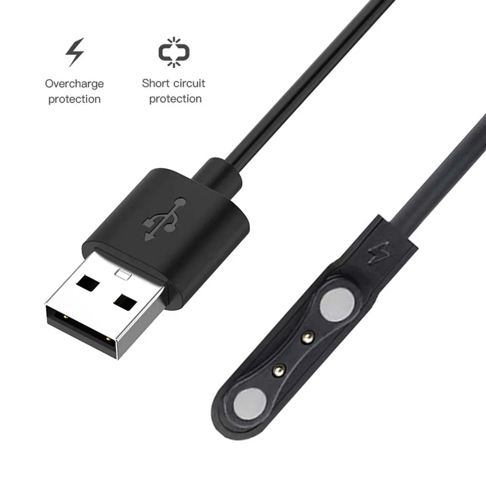 USB Magnetic Charger for Haylou Solar LS05, RT2 & YAMAY SW022