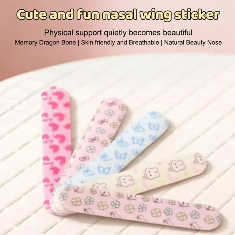 10-Pack Adjustable Nose Bridge Strips | Trimmable Cosmetic Strips