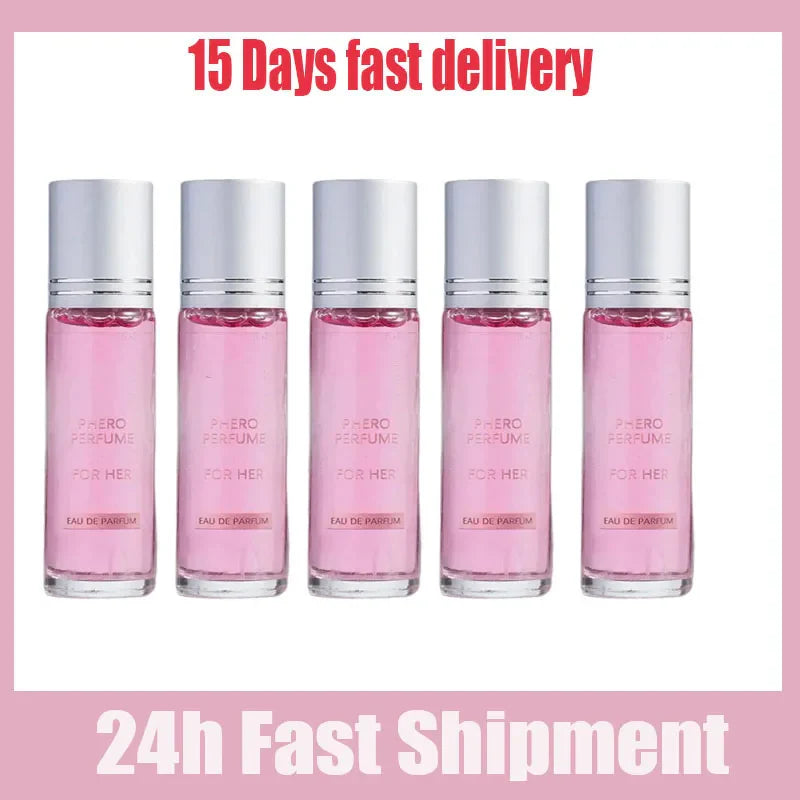 EELHOE 10ml Pink Rollerball Fragrance – Long-Lasting Scent