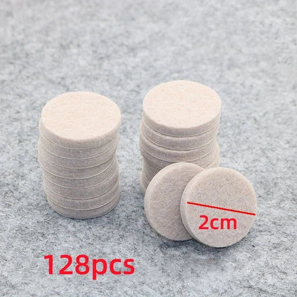 Felt Furniture Leg Pads 18–128pcs | Self-Adhesive Floor Protectors