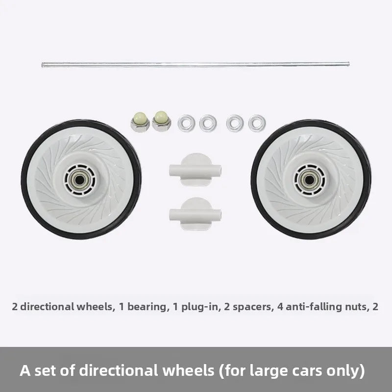 2" Mute Office Chair Caster Wheels – Heavy-Duty Rubber Swivel