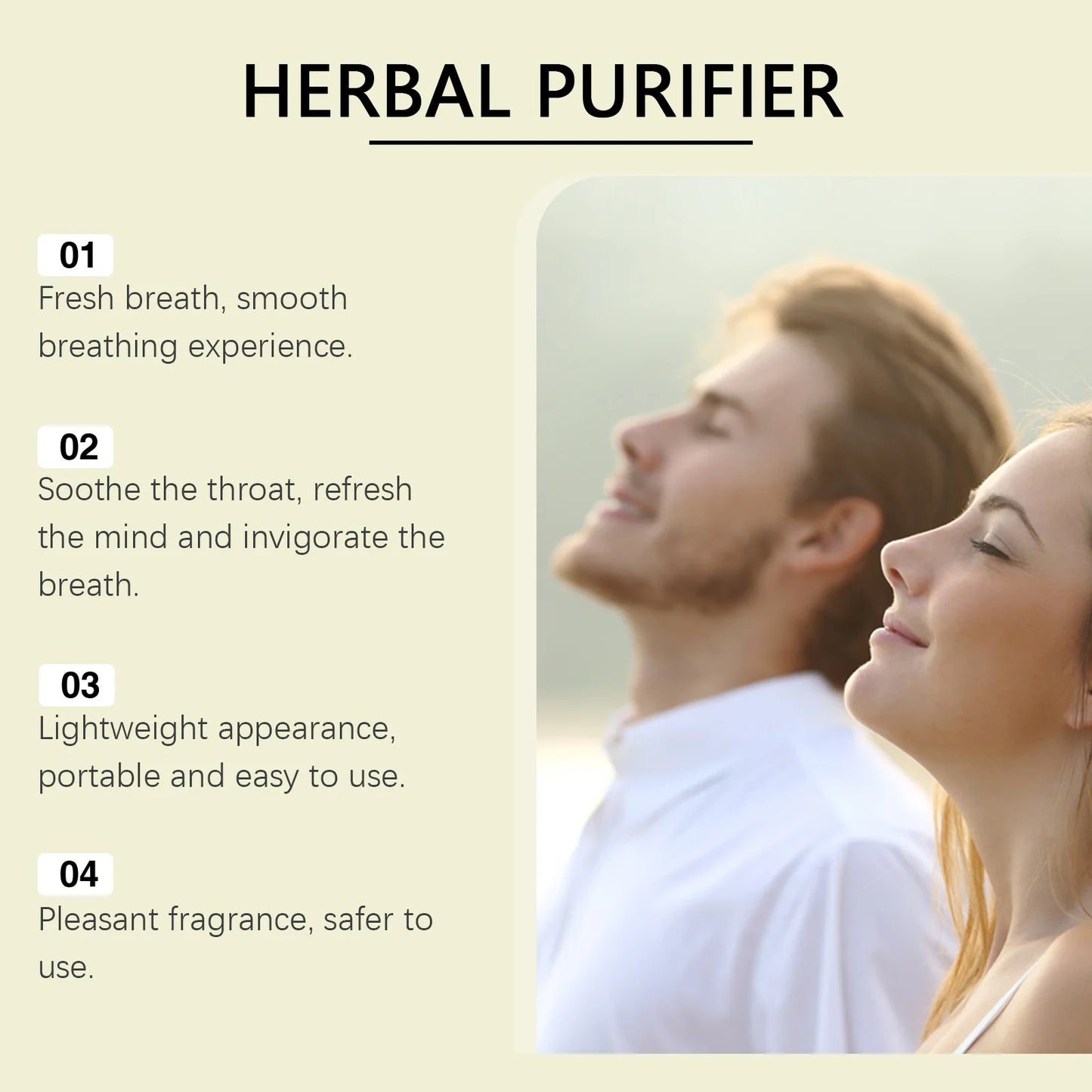 Natural Herbal Aromatherapy Inhaler Stick | Portable Wellness