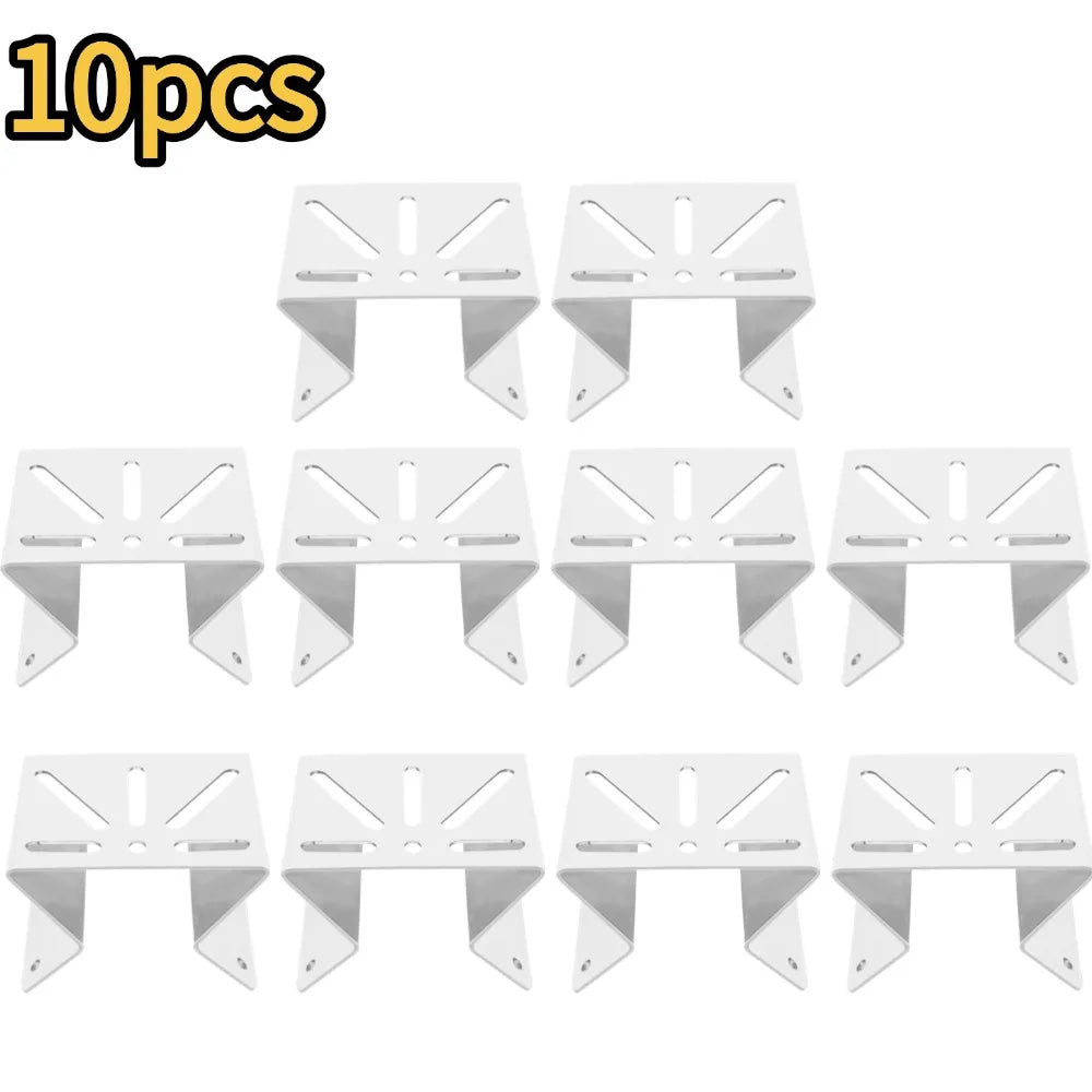 Wall Mount Corner Bracket For Security Camera Setup Peaceful Pleasures Health and Wellness 10pcs