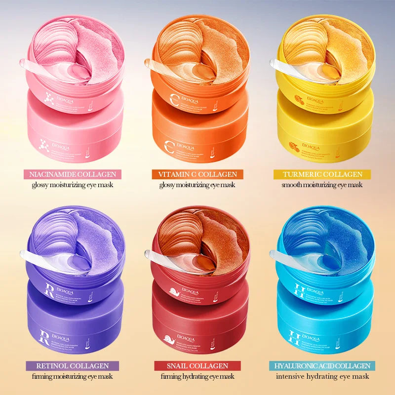 BIOAQUA 80pcs Collagen Eye Mask – Dark Circles & Anti-Aging
