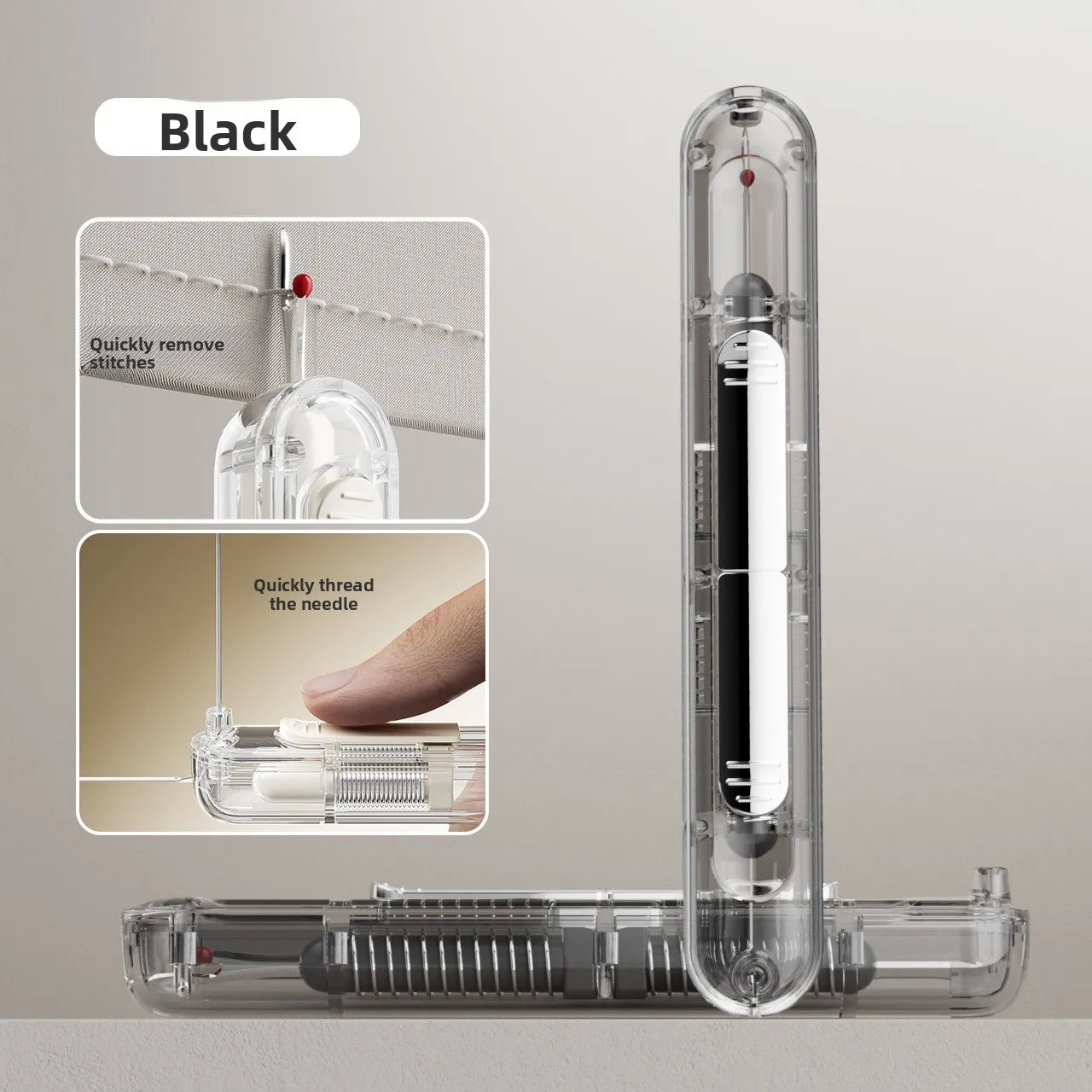 Transparent Needle Threader | Easy Eye-Friendly Sewing Tool