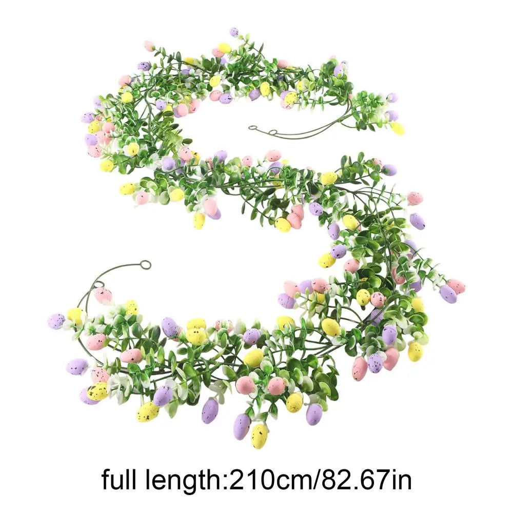 2-Pack Easter Egg Vine Garland – Spring Mantle & Wall Décor