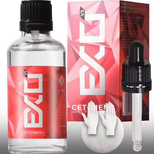 EXO Ultra Durable Hydrophobic Coating V5 Protect Your Paint Add Gloss Repel Contaminants Resists Chemicals Get Rid Peaceful Pleasures Health and Wellness