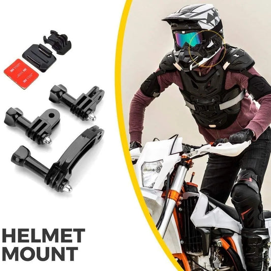 Rotary Extension Arm Helmet Mount for Insta360, GoPro & DJI Action Camera Mount Oasis Select