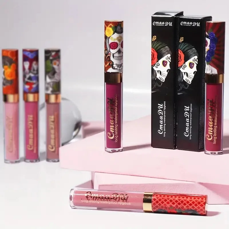 Cmaadu Matte Lip Gloss – Waterproof Long-Lasting Red Lipstick