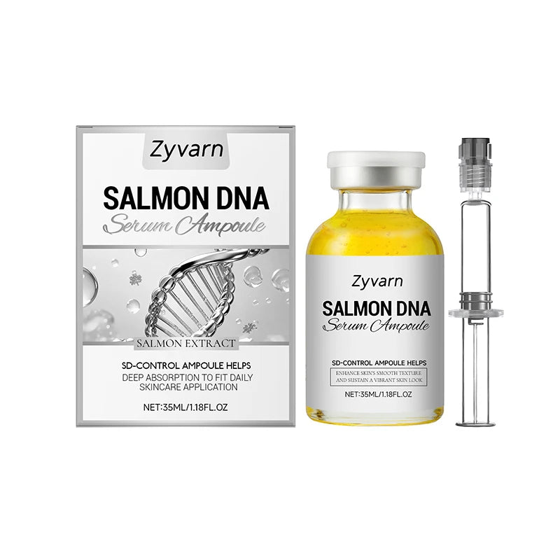 Salmon Dna Moisturizing Ampoule Essence, Pdrn Daily Skincare Nourish And Radiant Skin Soothe Facial Essence For All Skin Types Peaceful Pleasures Health and Wellness Salmon DNA Serum35ml