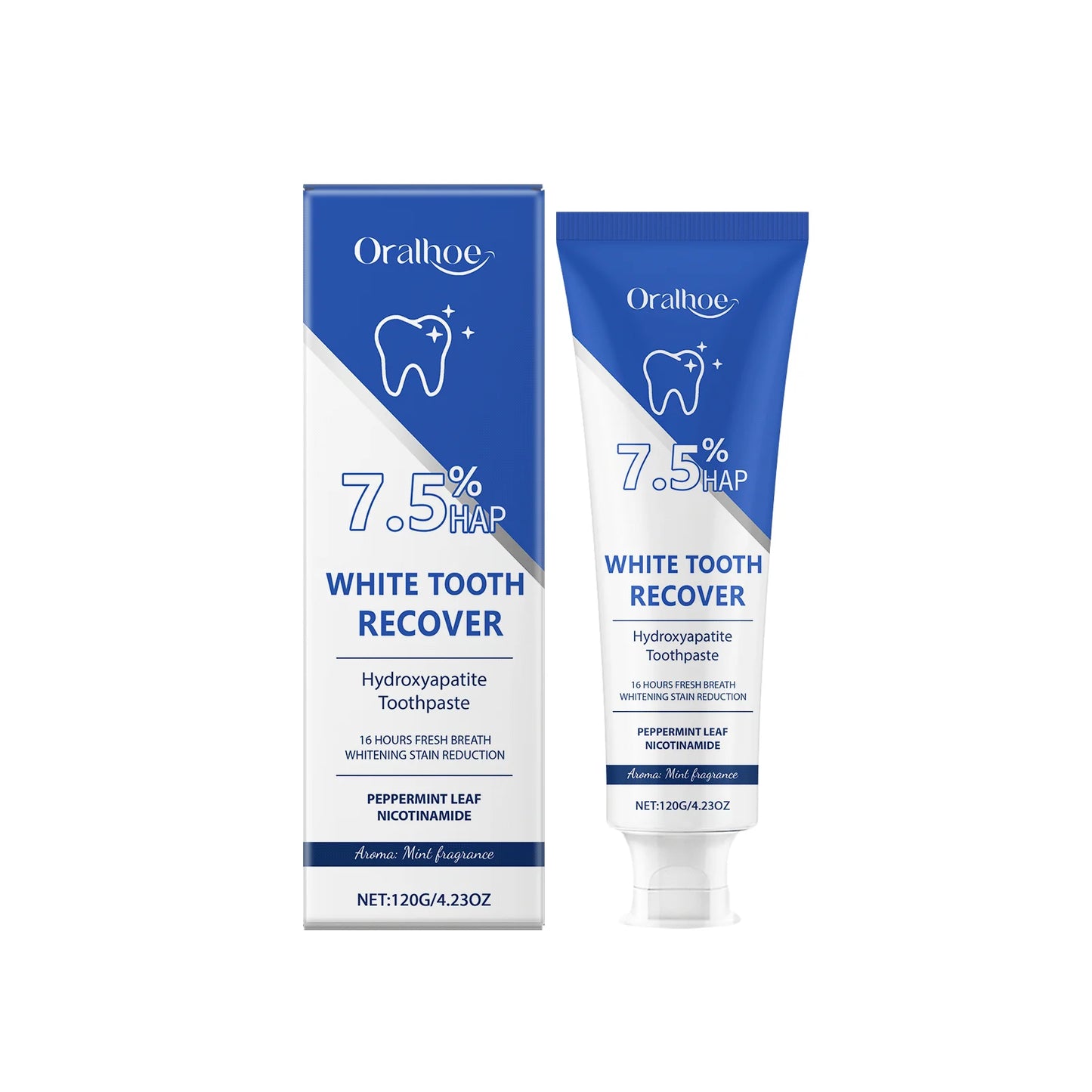 Hydroxyapatite Whitening Toothpaste | Enamel & Stain Care