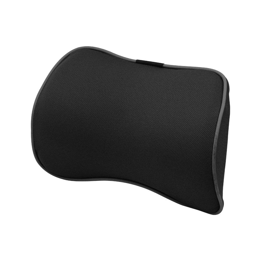 Memory Foam Car Neck Pillow & Lumbar Back Support Set | 3D Cervical & Spine Support – Breathable, Adjustable
