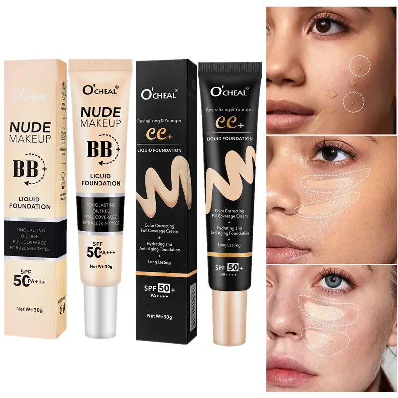 BB Cream SPF50 PA++++ Foundation Primer – Waterproof & Brightening