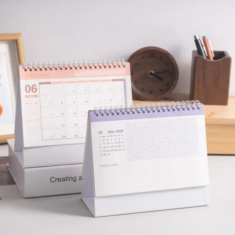 2026 Standing Desk Calendar – Monthly Planner & Memo Book