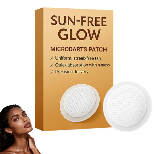 Sun-Free Glow Microdart Tanning Patches – 7 pcs | No UV Self-Tanning Patch Peaceful Pleasures Health and Wellness