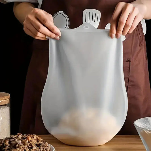 Silicone Kneading Dough Bag Blend Flour Mixing Mixer Bag For Bread Pastry Pizza Kitchen Baking Household Tool Gadget Peaceful Pleasures Health and Wellness