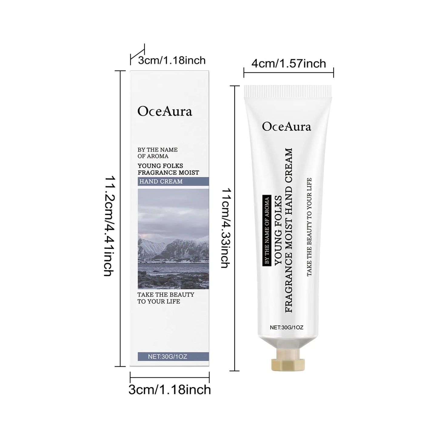 Moisturizing Fragrance Hand Cream Nourishing Anti-Freezing Anti-Cracking Softening Tender Skin Hand Lotion Quick Absorbing Peaceful Pleasures Health and Wellness