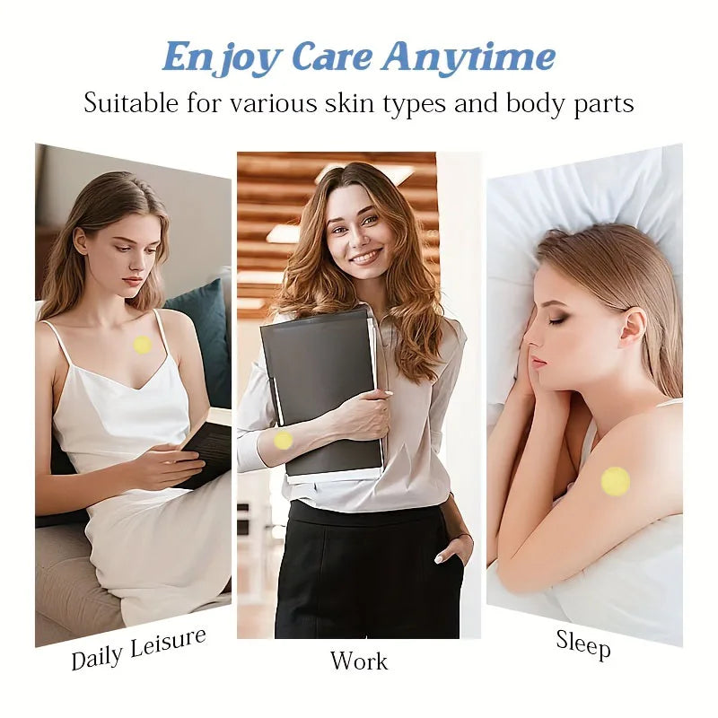 30-Pack Yellow Body Care Patches | Gentle Daily Formula