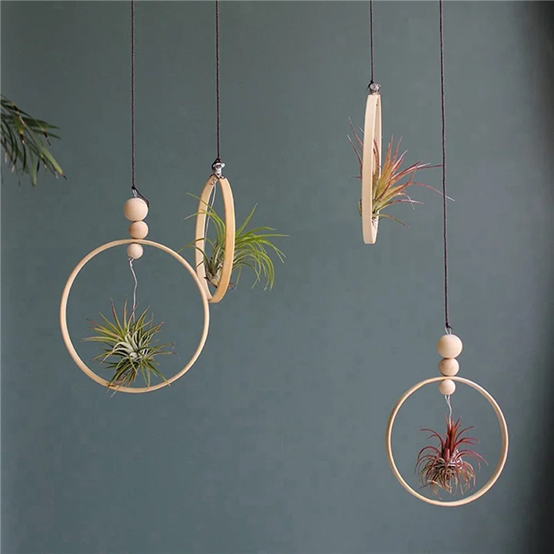 A36T-Bamboo Floral Hoop, 45 Pack 3 Sizes Dream Catcher Bamboo Wood Circle Ring For Wedding Decor Dream Catchers And Crafts Peaceful Pleasures Health and Wellness