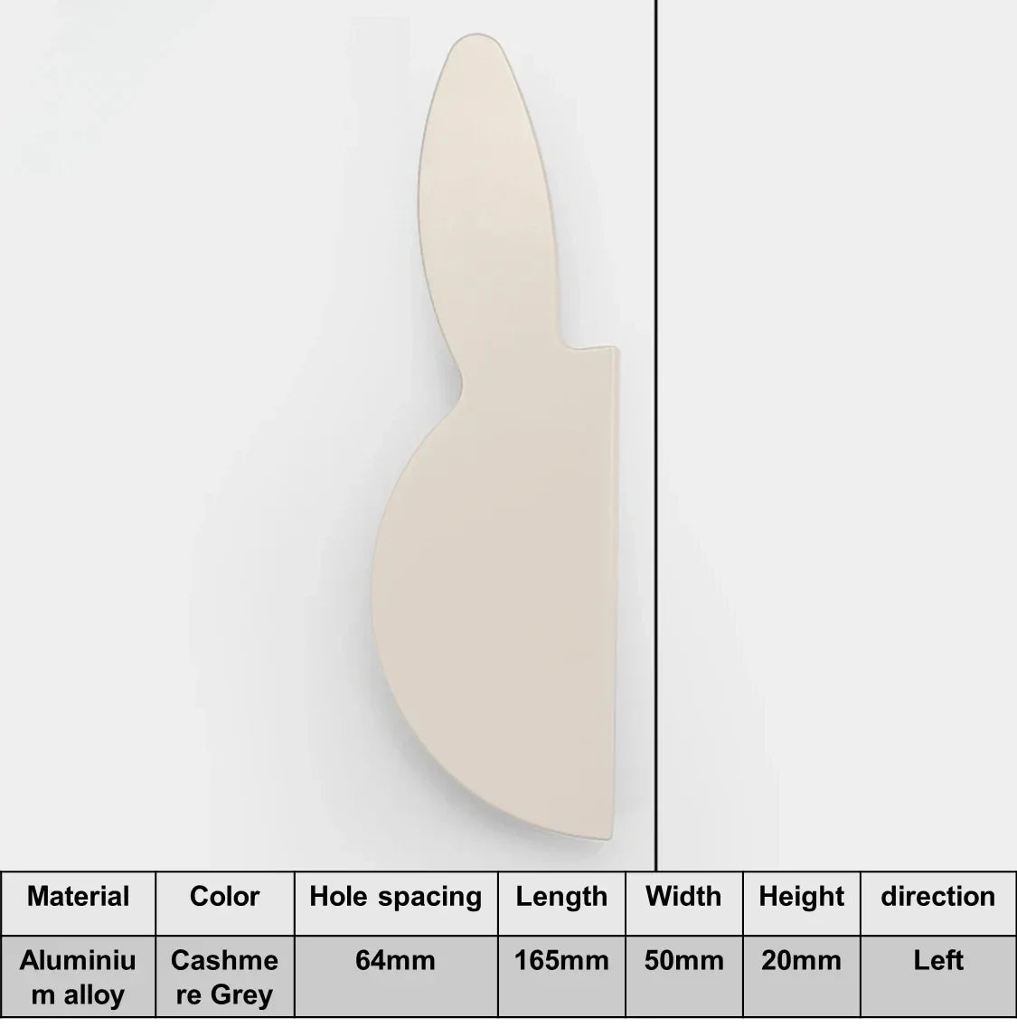 Love Rabbit Cartoon Cabinet Handle – Kids Room Door Pull