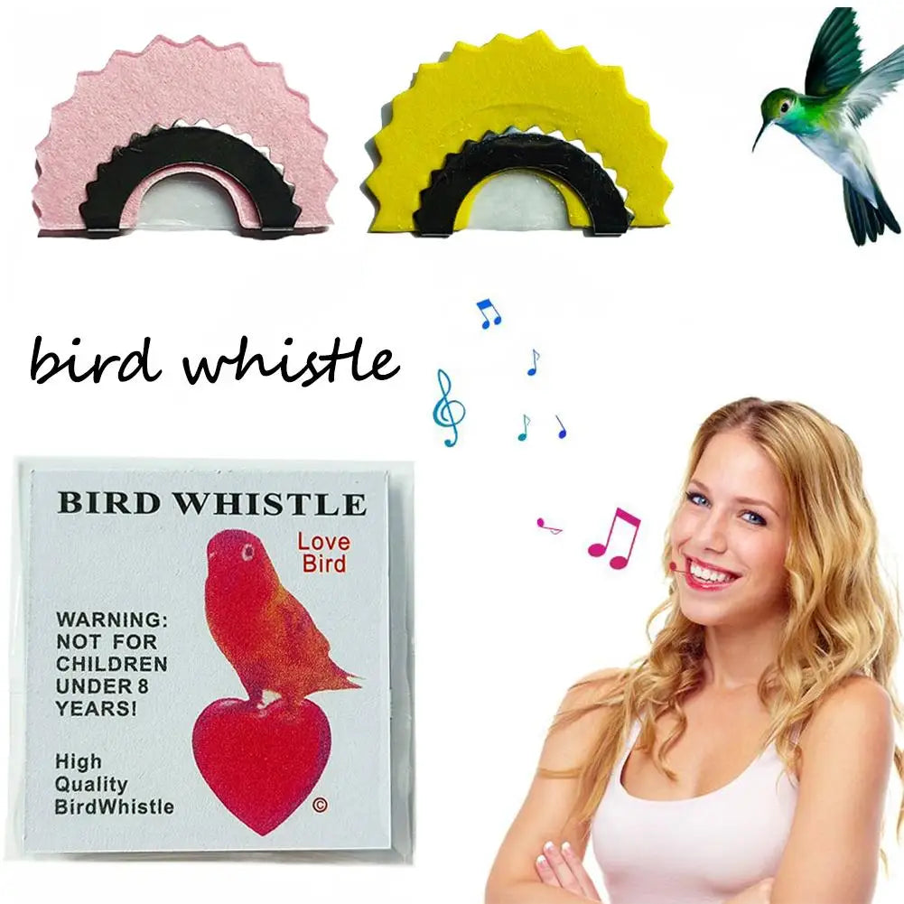 Magic Bird Whistle Tongue Warbler Noisemaker Trick Toy Gift Novelty Trick Toy Peaceful Pleasures Health and Wellness