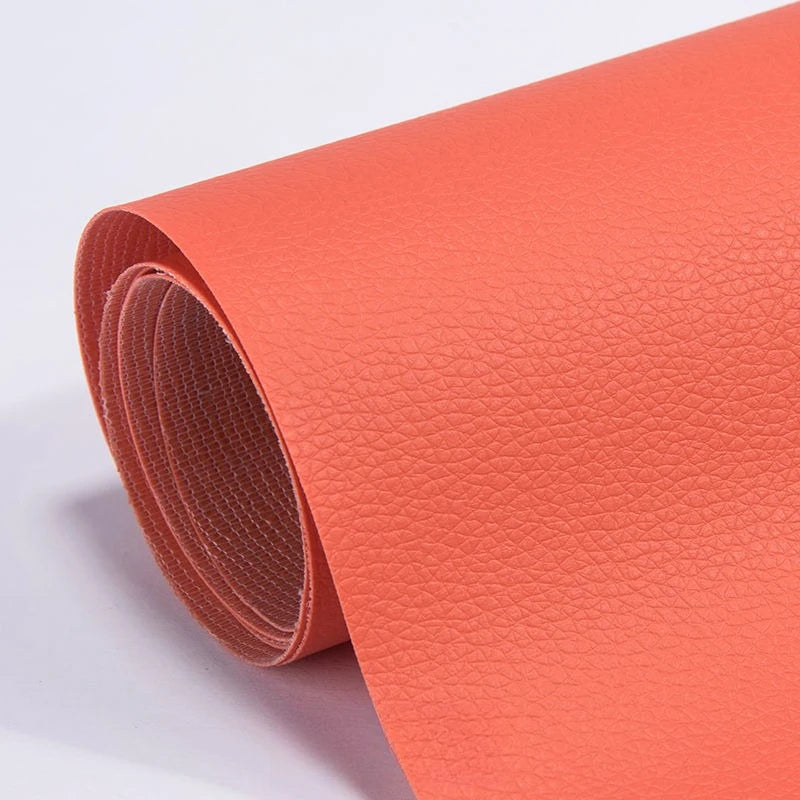 Self adhesive Leather Patch Sticker for Car Seat Sofa Chair Black Leather Repair Patch Refurbish Hole Artificial Stickers Fabric Peaceful Pleasures Health and Wellness orange 200x50cm