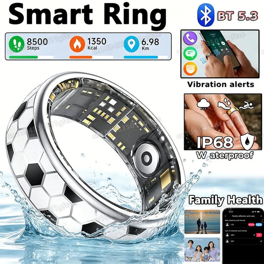Incoming Call Vibration Alerts Smart Ring 2026 Gesture To Swipe Videos Messages Alarms Vibration Health Monitoring Smartring NEW Peaceful Pleasures Health and Wellness