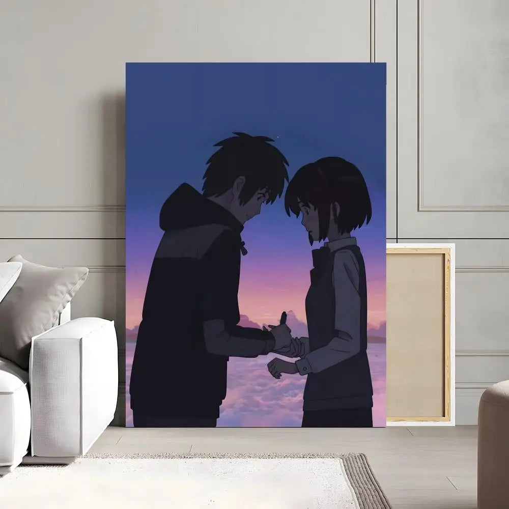 Your Name Anime Canvas Poster | Waterproof Wall Art Decor Anime Canvas Poster Peaceful Pleasures Health and Wellness