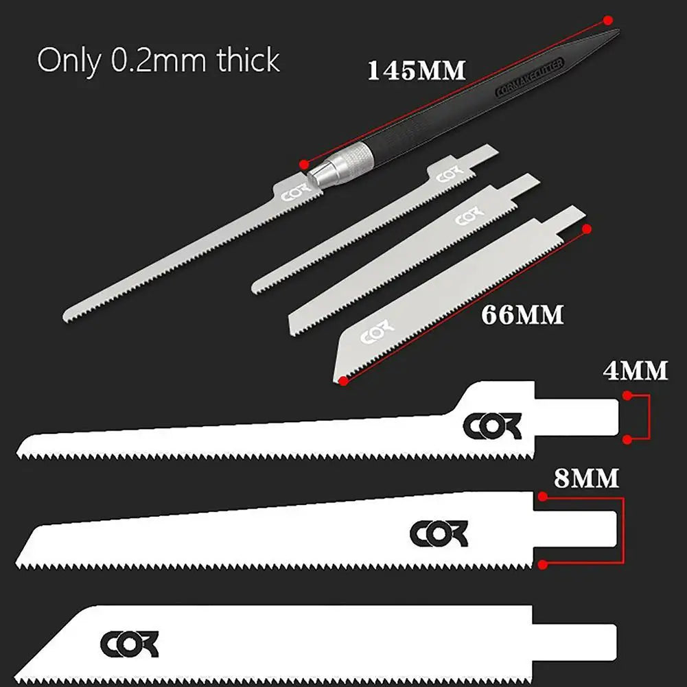 Manual Cutting DIY Hacksaw Mini Saw Straight Curved Mecha Model