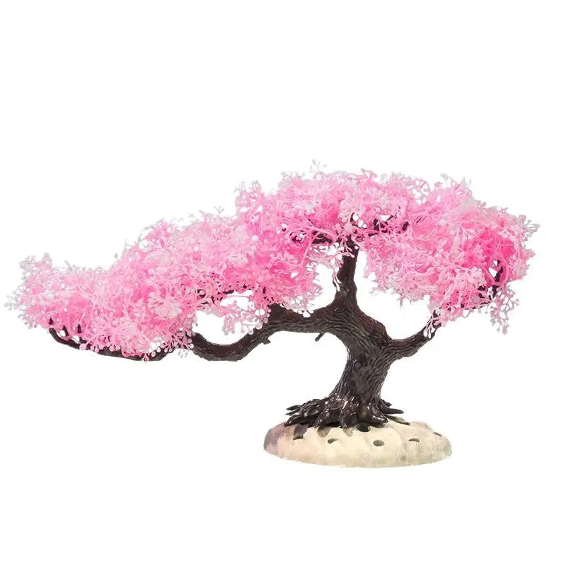 Artificial Cherry Blossom Tree Fish Tank Decoration