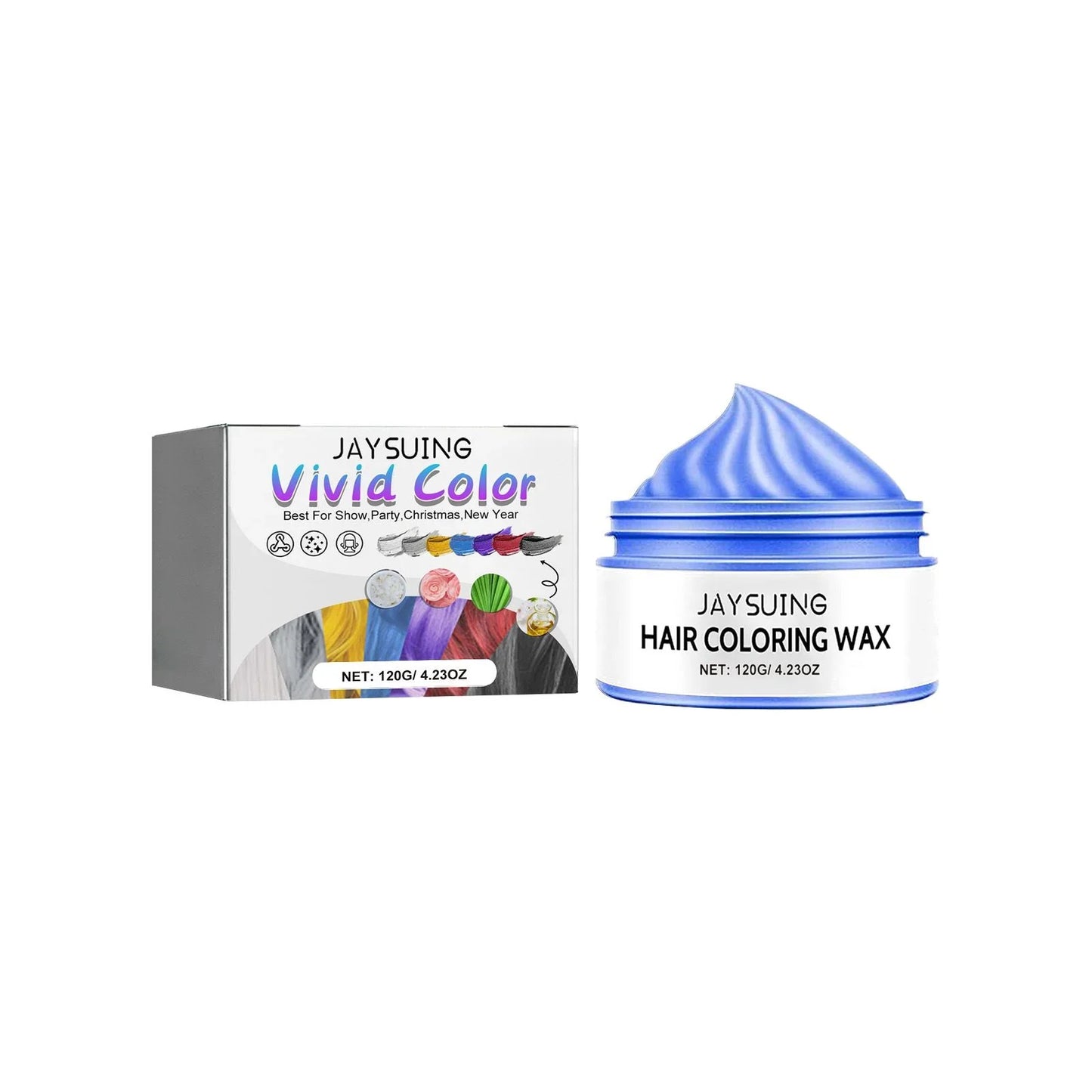 Temporary Hair Color Wax – Nourishing Styling Pomade 120g